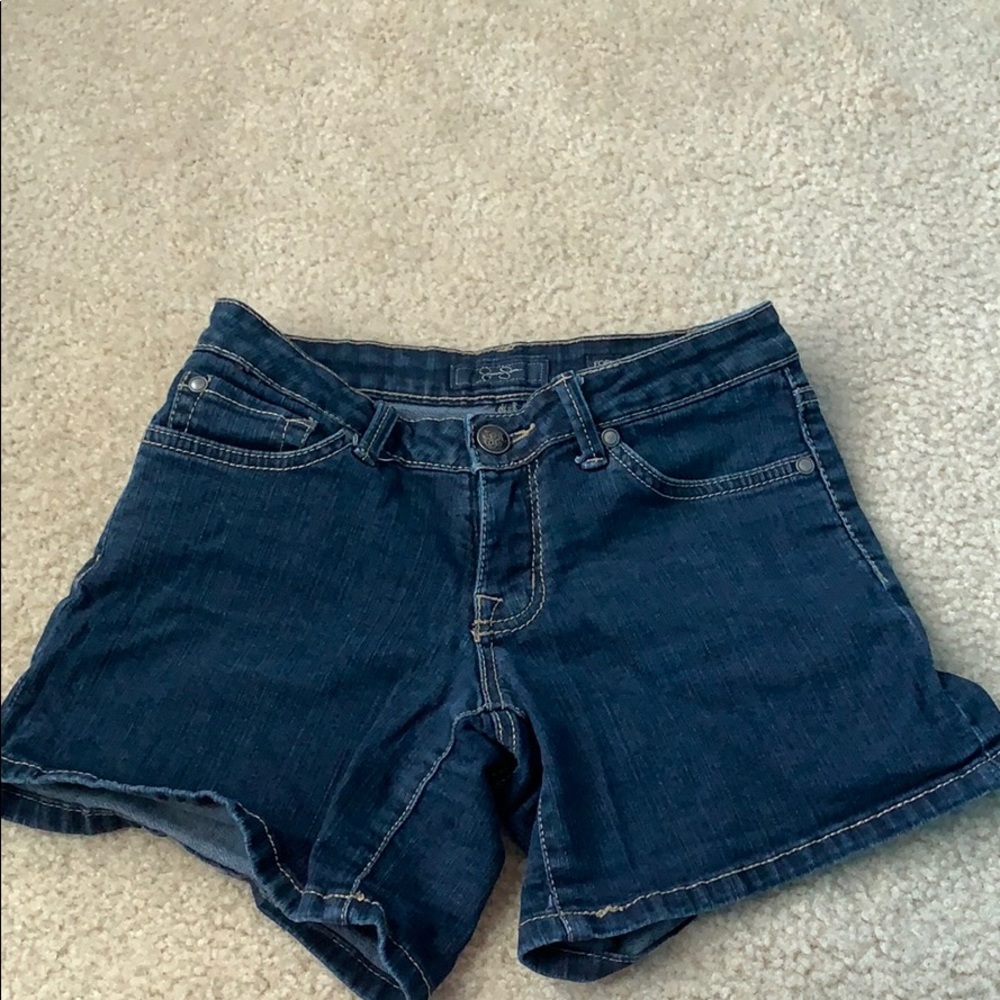Dark wash Jean Shorts